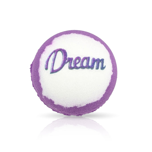 Affirmation Bath Bomb "Dream" Message - Fizzy, Self-Love, Mindfulness & More (Empowering, Feminist, Handmade)