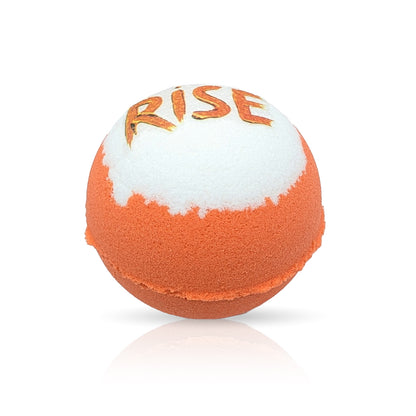 Affirmation Bath Bomb "Rise" Message - Fizzy, Self-Love, Mindfulness & More (Empowering, Feminist, Handmade)