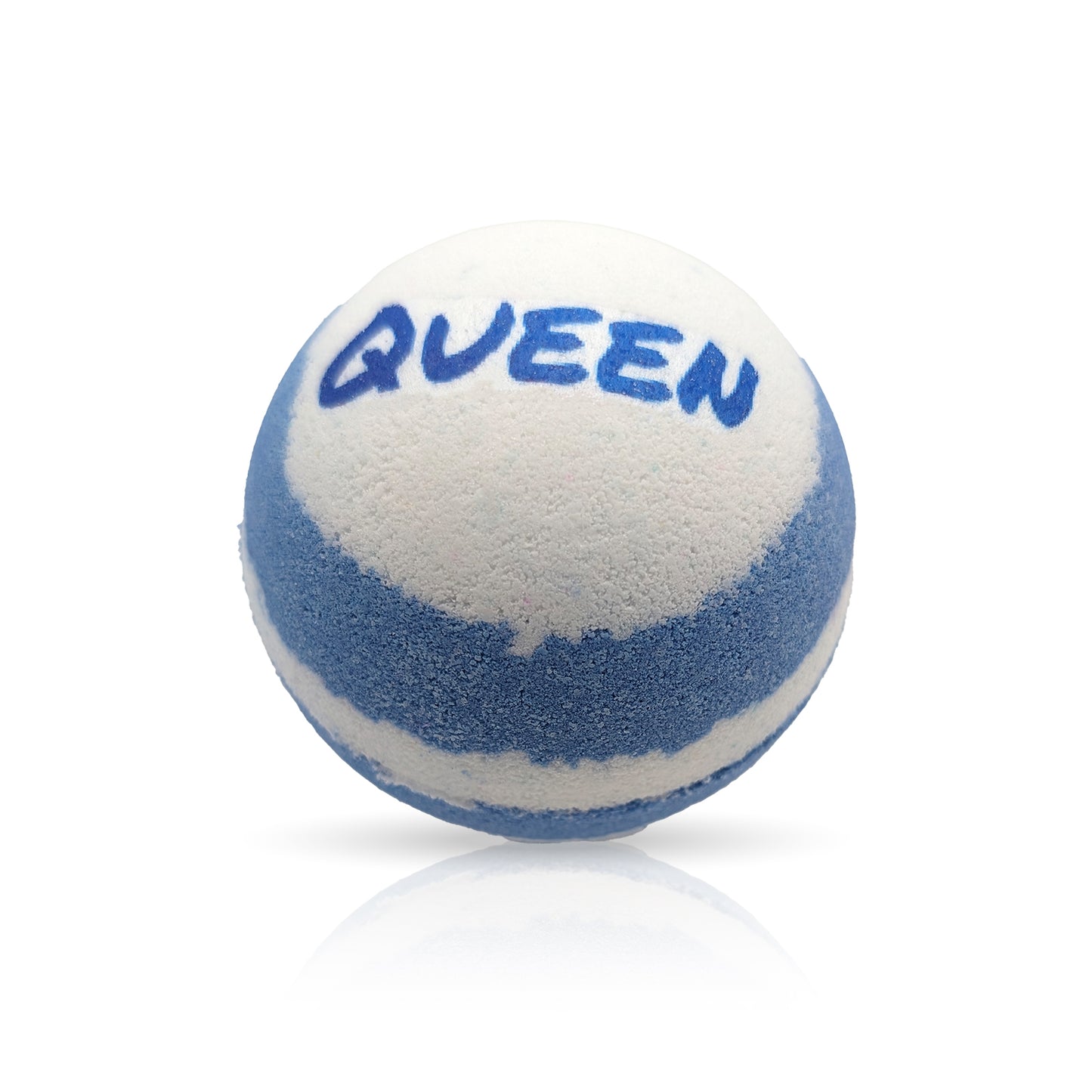 Affirmation Bath Bomb "Queen" Message - Fizzy, Self-Love, Mindfulness & More (Empowering, Feminist, Handmade)