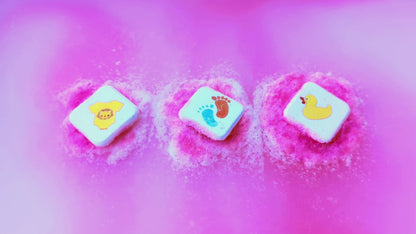 Gender Reveal Bath Bomb Set: Fizz-tastic Surprise for Baby Shower Party (Set of 8)