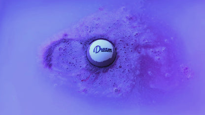 Affirmation Bath Bomb "Dream" Message - Fizzy, Self-Love, Mindfulness & More (Empowering, Feminist, Handmade)